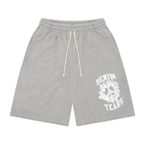 Denim-Tears-University-Shorts-Grey