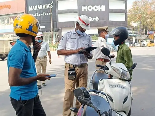 Hyderabad Traffic Challan