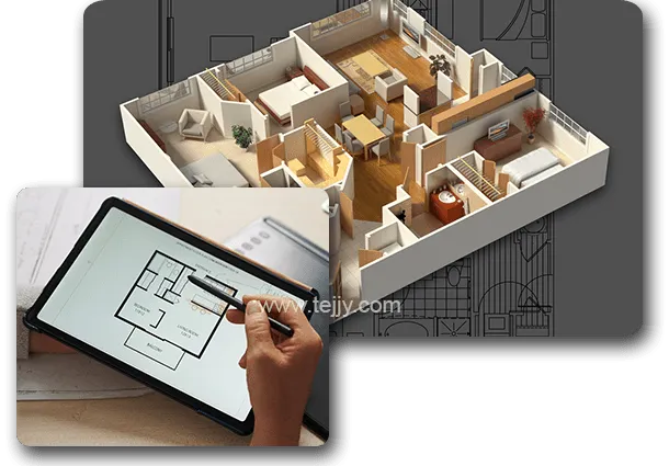 designing planning 3d renderings