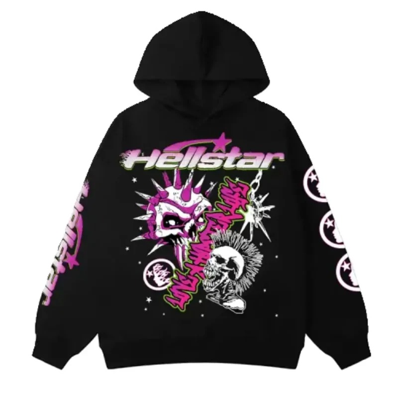  Hellstar Hoodie is a striking fusion of streetwear 