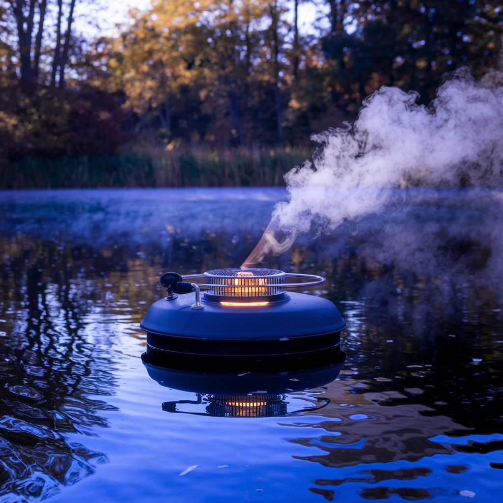 pond heater for winter