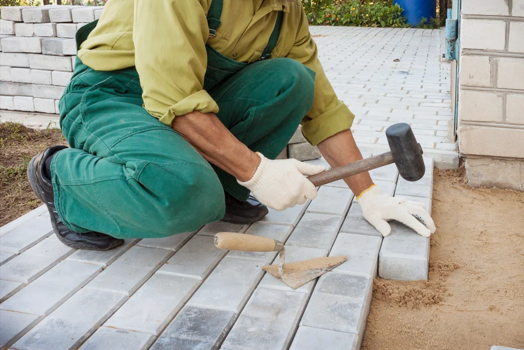 Commercial Patio Paver Restoration and Sealing phoenix