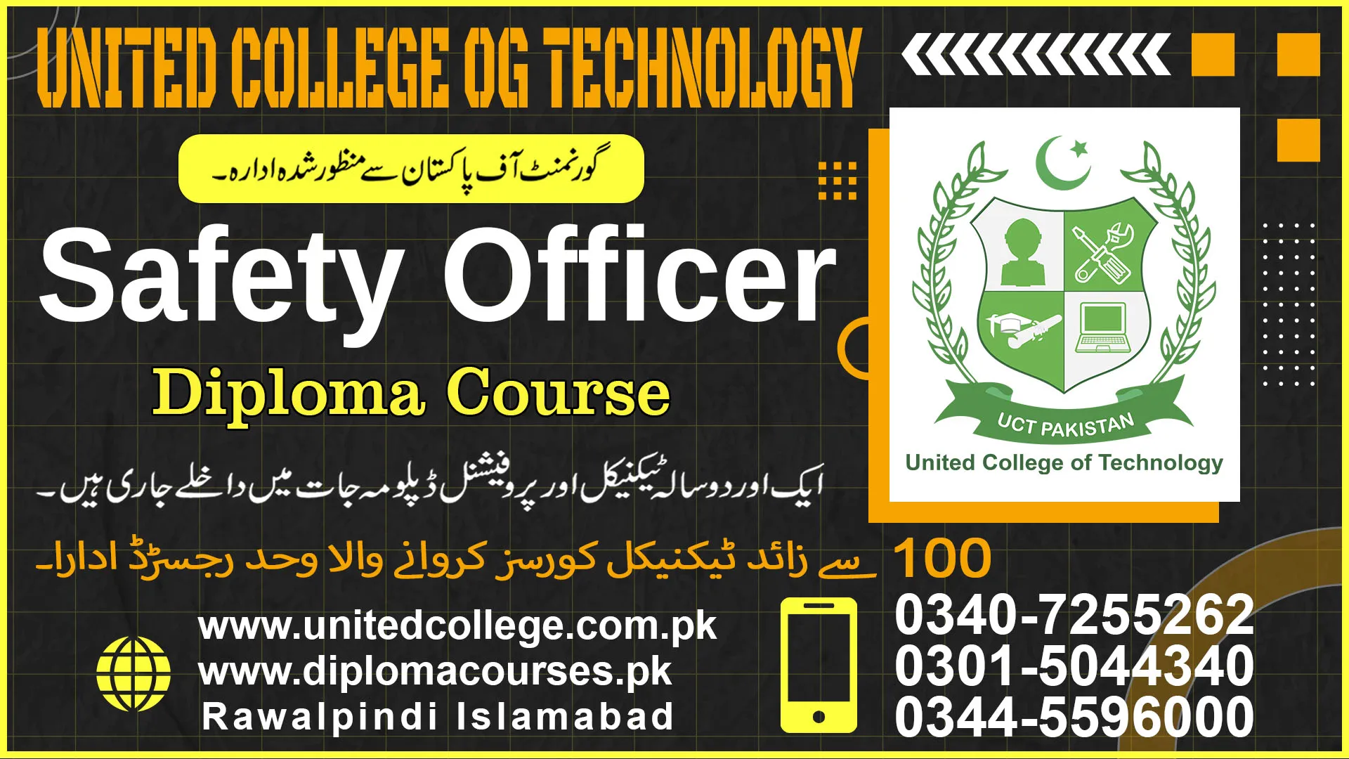 Safety Officer course in Rawawlpindi