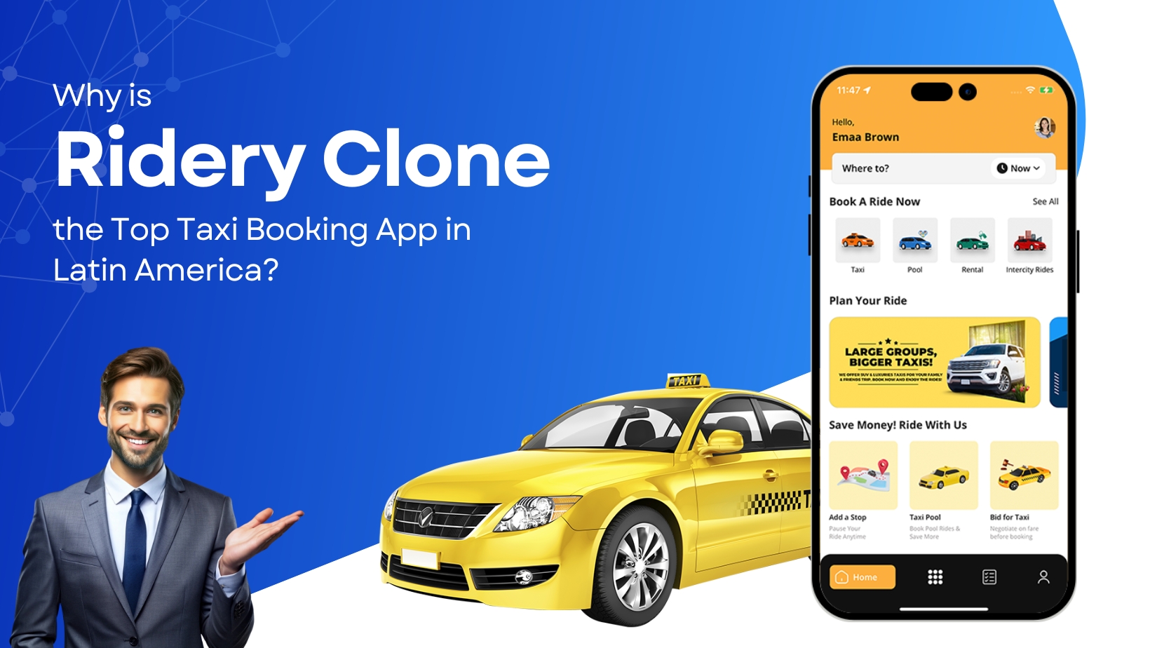 Why is Ridery Clone the Top Taxi Booking App in Latin America