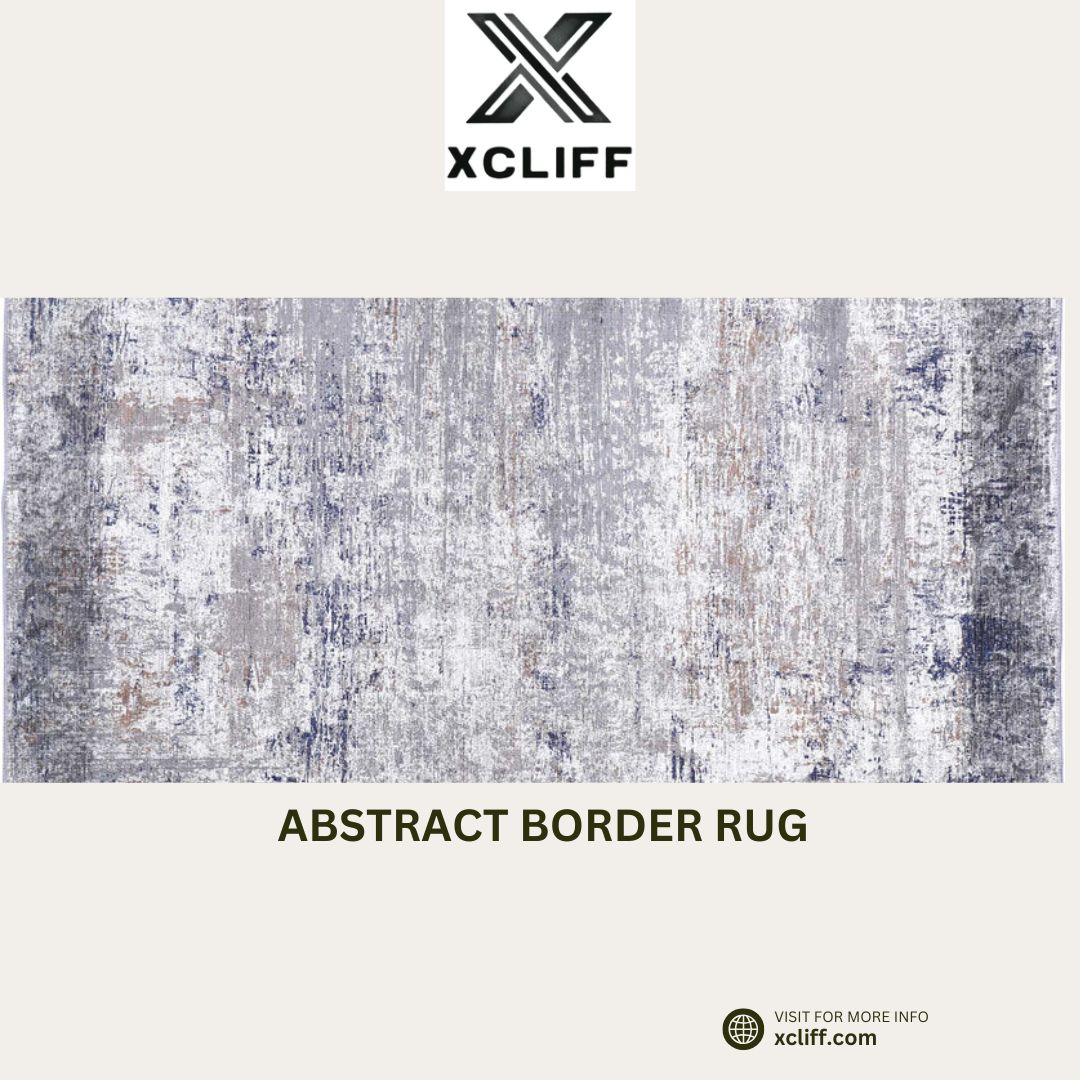 abstract border rug